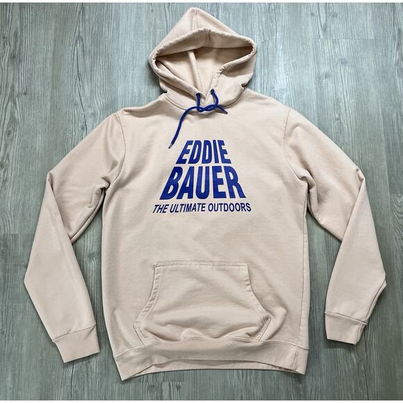 Eddie Bauer The Ultimate Outdoors Graphic Print Hoodie Men’s Size L - Picture 1 of 8
